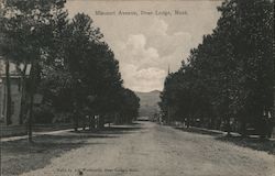 Missouri Avenue Deer Lodge, MT Postcard Postcard Postcard