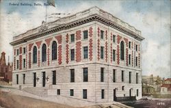 Federal Building, Butter, Mont. Postcard