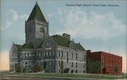 Central High School Postcard