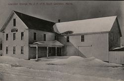 Lewiston Grange No. 2. P. of H. South Postcard