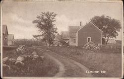 Houses, Rural Scene Postcard