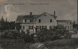 Residence of Frank Hatch Dark Harbor, ME Postcard Postcard Postcard