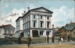 "Post Office and Custom House" Postcard