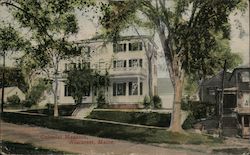 Colonial Mansion Postcard