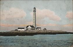 Boon Island Lighthouse Kittery, ME Postcard Postcard Postcard