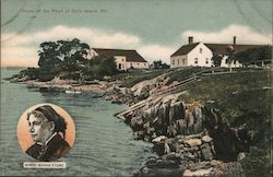 Home of the Pearl, Harriet Beecher Stowe Orrs Island, ME Postcard Postcard Postcard