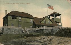 Club House, Mt. Battle Camden, ME Postcard Postcard Postcard