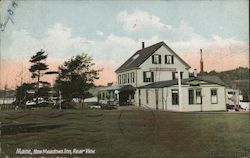 New Meadows Inn, Rear View Bath, ME Postcard Postcard Postcard