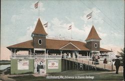 Entrance to Scenic Railway Postcard