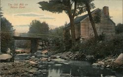 The Old Mill on Melvin River Melvin Village, NH Postcard Postcard Postcard