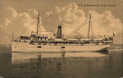 S.S. Indianapolis, Puget Sound Postcard