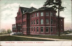 Science Hall, University of Washington Postcard