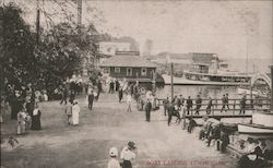 Boat landing, Leschi Park Postcard