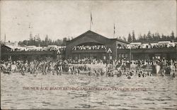The New Alki Beach Bathing and Recreation Pavilion Postcard