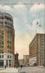 Fourth Avenue, looking north Postcard