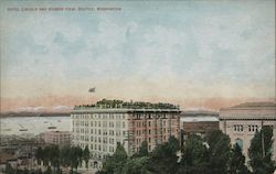 Hotel Lincoln and Harbor View Seattle, WA Postcard Postcard Postcard