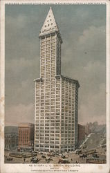 L.C. Smith Building, Highest in the World Outside of New York City Postcard