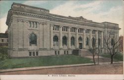 Public Library Postcard