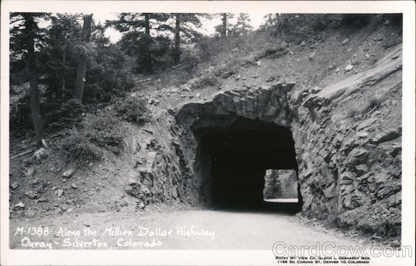 Along the Million Dollar Highway Silverton Colorado