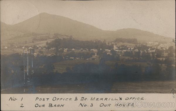 Post Office & Dr. Merrill's Office St. Johnsbury Vermont