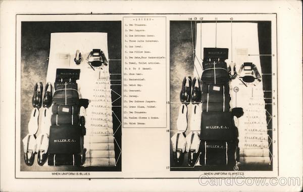 When Uniform is Whites; When Uniform is Blues Military