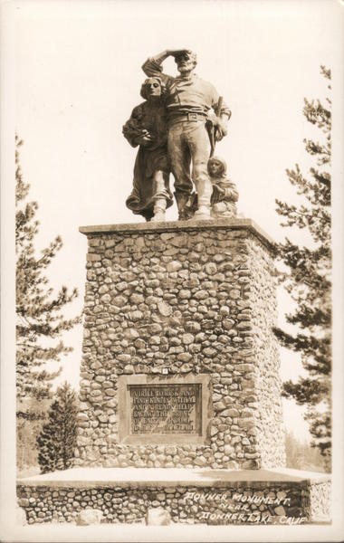 Pioneer Monument Truckee, CA Postcard