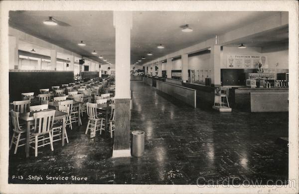 Ships Service Store, US Naval Training Station Farragut