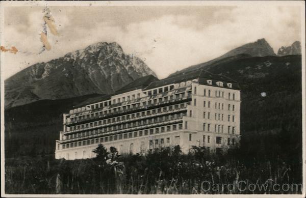 Palace Sanatorium Dr. Szontagh Czechoslovakia Eastern Europe
