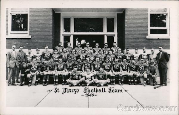 St Mary's Football Team, 1949 High School?