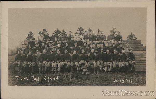 U of M Football Squad University of Michigan Ann Arbor