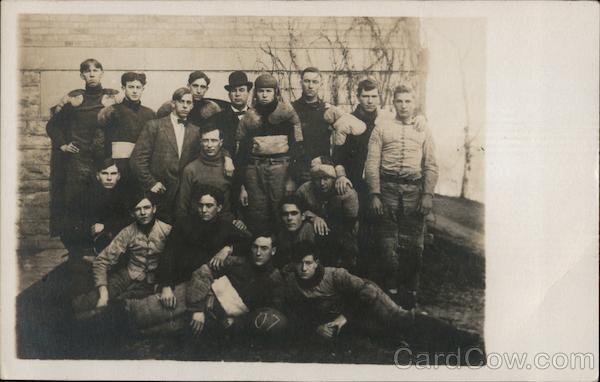 University of Wisconsin 1907 Football Team Whitewater