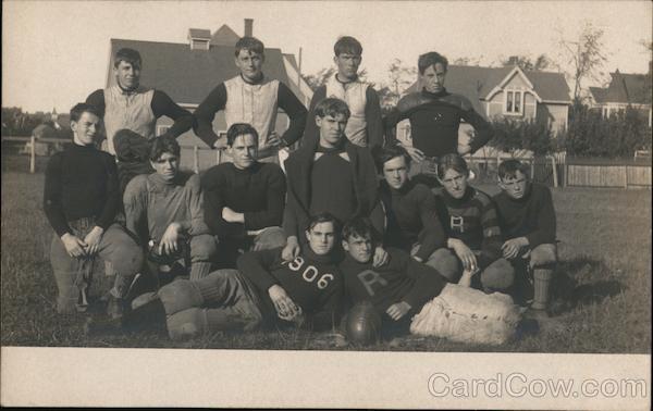 Football Team, 1906 Rockland Maine