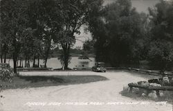 Parking area Fox River Park Postcard
