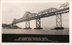 San Francisco - Oakland Bay Bridge Postcard
