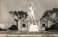 Court of David Forest Lawn Memorial Park Postcard