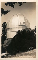 Observatory, Mount Wilson Postcard