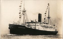 Panama Mail Steamship Company's Liner "Ecuador" Postcard