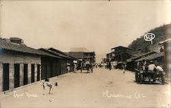 Street Scene Manzanillo, Colima Mexico Postcard Postcard Postcard