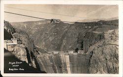 Highlines over Boulder Dam Boulder City, NV Postcard Postcard Postcard
