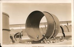 Boulder Dam Construction Postcard