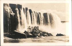 Canadian or Horseshoe Falls Postcard