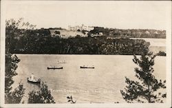 Poland spring House from Lake Postcard