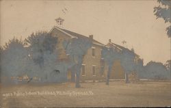 #363 Public School Building Postcard