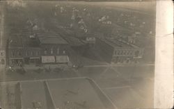 Bird's Eye View of City Postcard