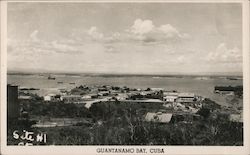 View of Guantanamo Bay Cuba Postcard Postcard Postcard