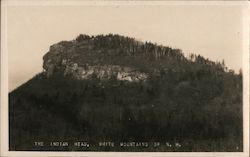 The Indian Head, White Mountains Franconia Notch, NH Postcard Postcard Postcard