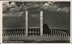 1936 Olympic Stadium Postcard