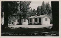 Cabins at Doan's Camp Old Station, CA Postcard Postcard Postcard