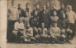 1910 Junior Champions Football Team Postcard Postcard Postcard