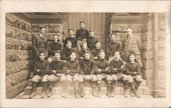 1915 Football Team "N" Postcard